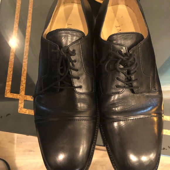 J Murphy by Johnston Murphy  wing tips Black 10 1/2 m great Pre owned main image 9